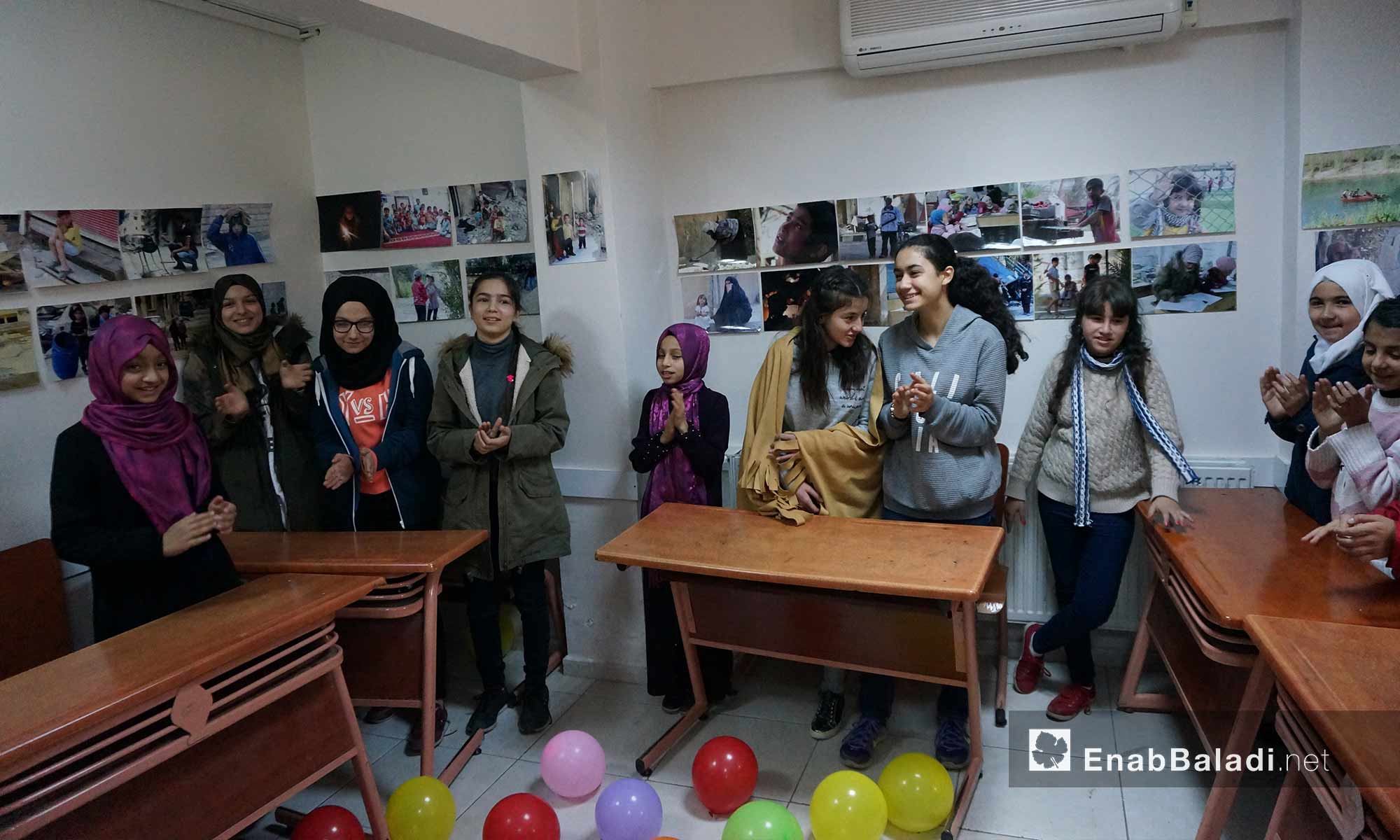 جانب من نشاطات معرض لسوريات وأتراك شاركن بمبادرة مجتمعية في أورفة - 24 شباط 2018 (عنب بلدي)